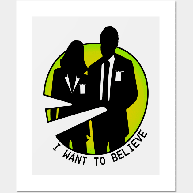 i want to believe Wall Art by halfabubble